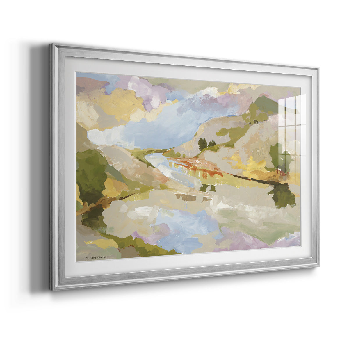 Uplands II Premium Framed Print - Ready to Hang