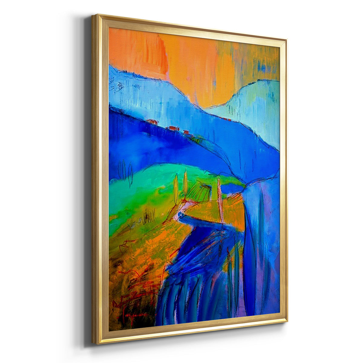 Fertile Dreams I - Modern Framed Canvas Print