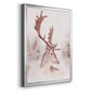 Blush Deer - Modern Framed Canvas Print