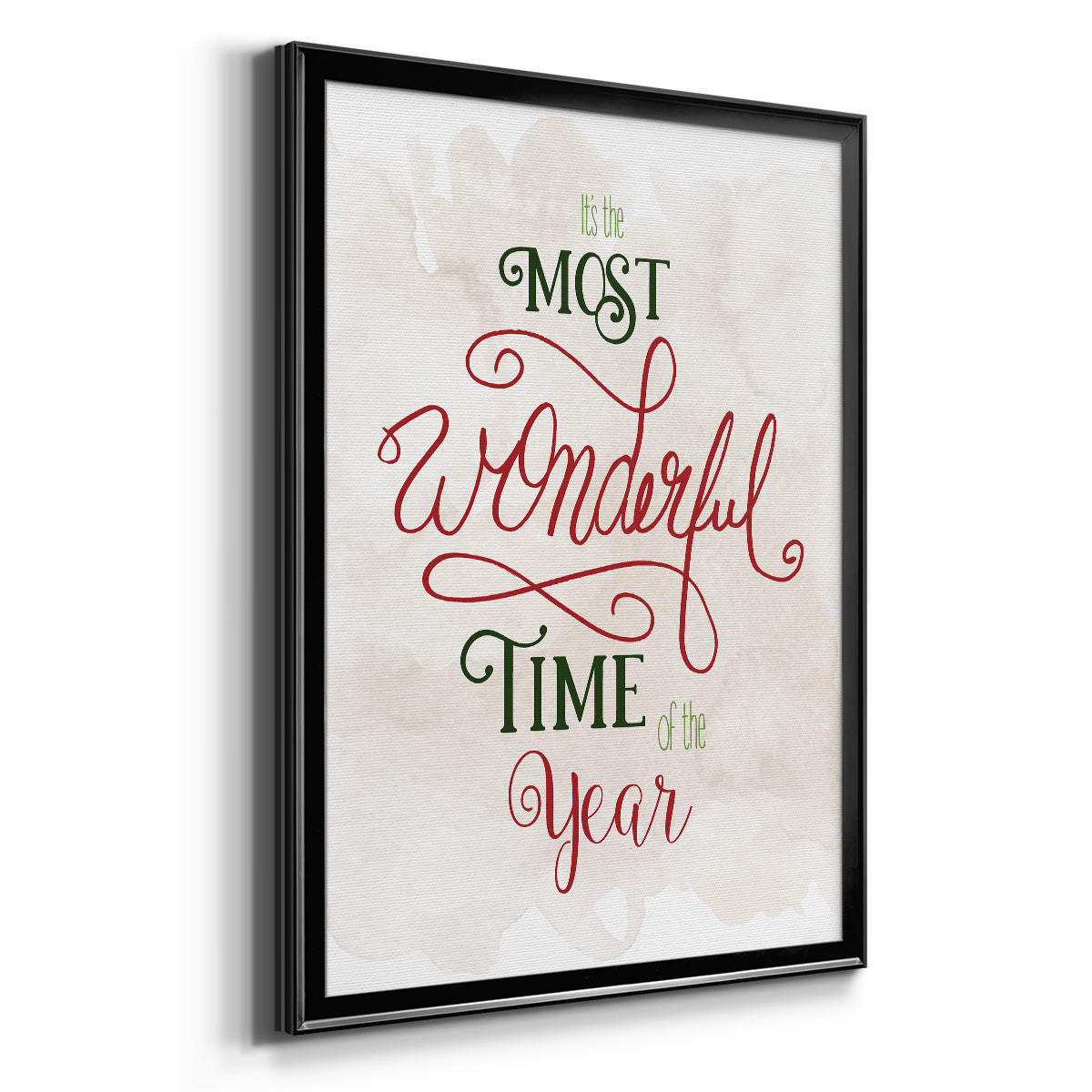 Wonderful Time of the Year - Modern Framed Canvas Print