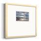 Aqua Blue Morning Premium Framed Print Double Matboard