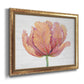 Single Pink Bloom I Premium Framed Canvas- Ready to Hang