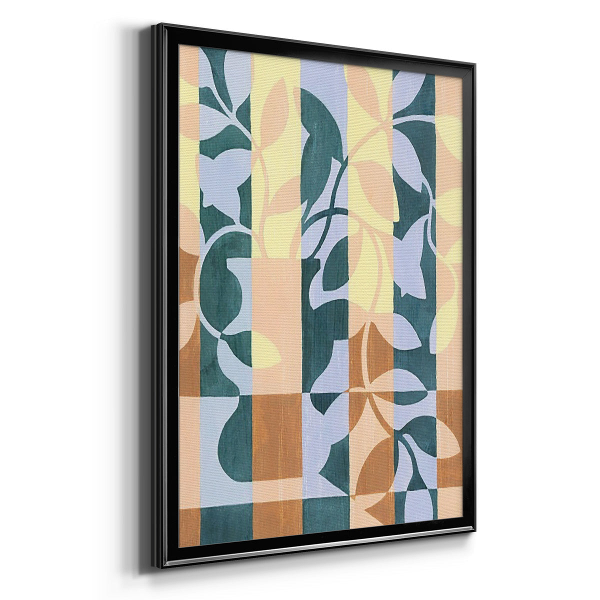 Checkered Cutting II - Modern Framed Canvas Print