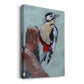 Woodpecker Paintstrokes II Premium Gallery Wrapped Canvas - Ready to Hang