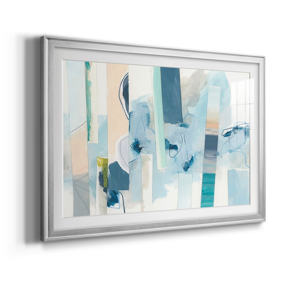 Liquid Strata II - Modern Framed Art Print