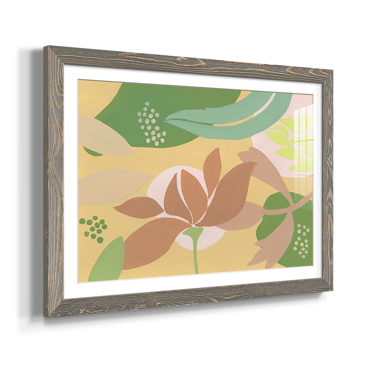 Neutral Blooms I-Premium Framed Print - Ready to Hang