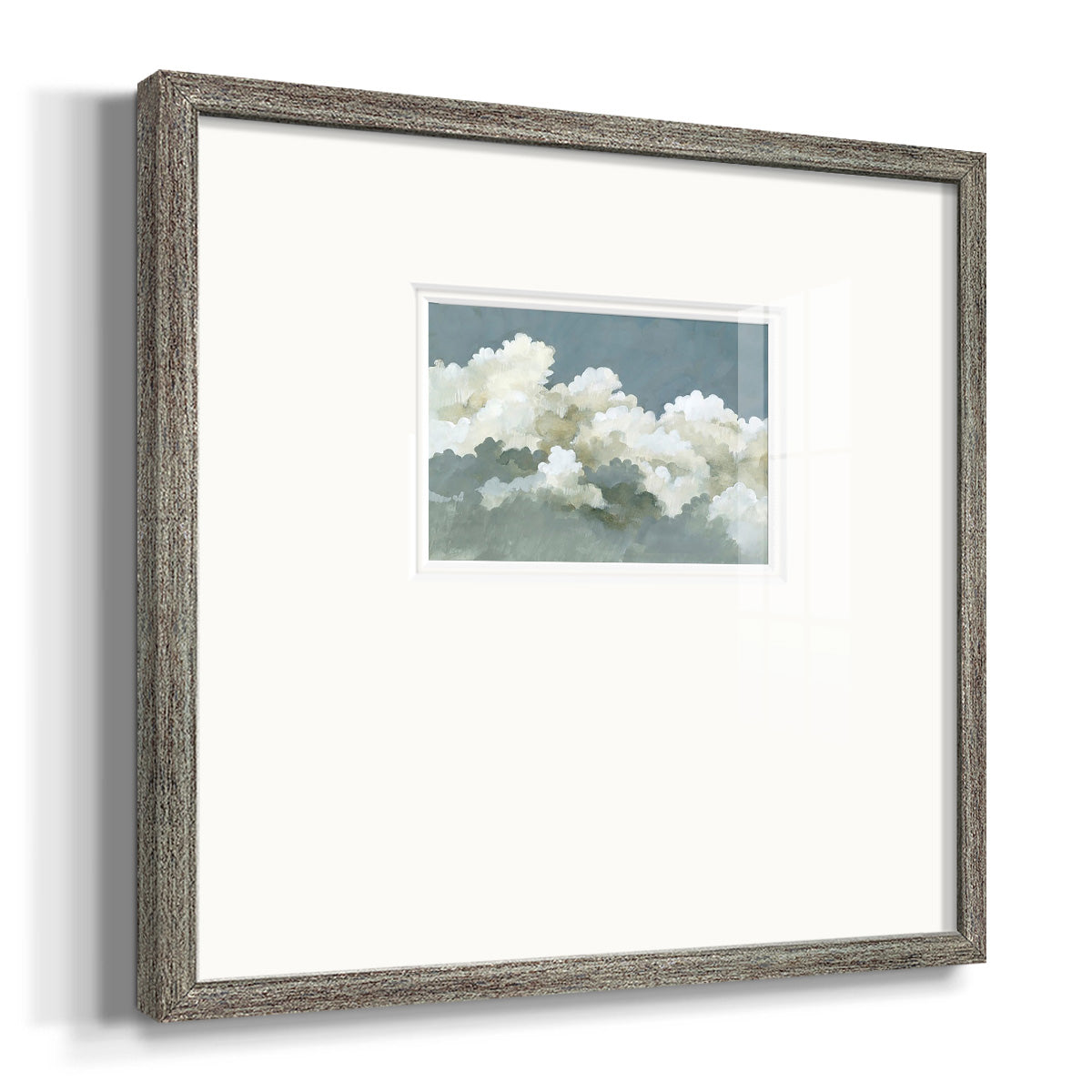 Big Clouds III Premium Framed Print Double Matboard