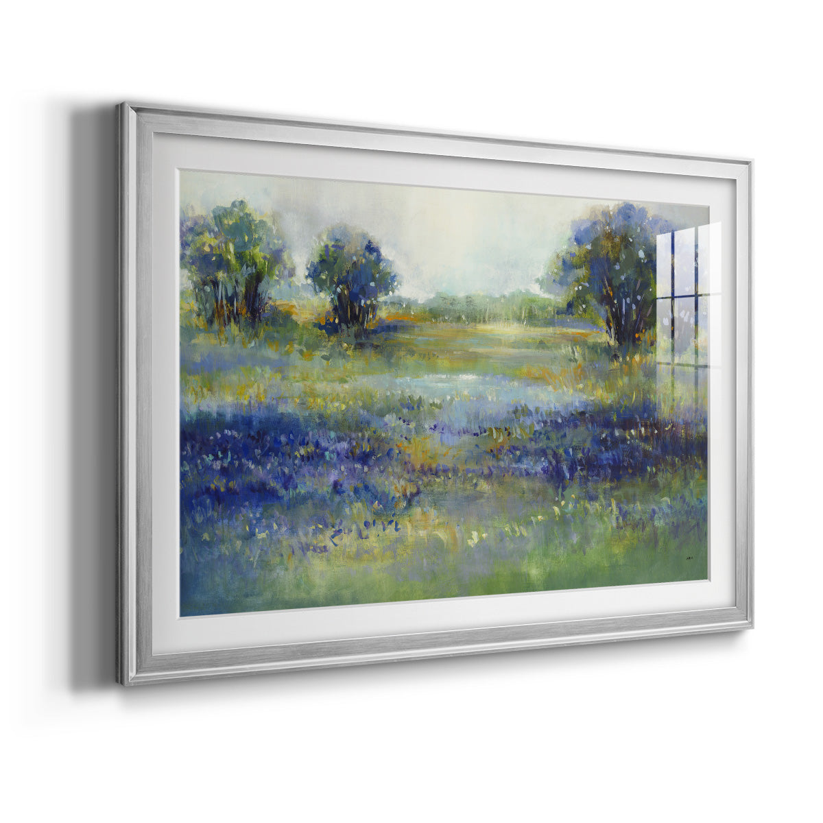 Wildflower View - Modern Framed Art Print