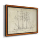 Sailboat Blueprint I Premium Framed Canvas- Ready to Hang