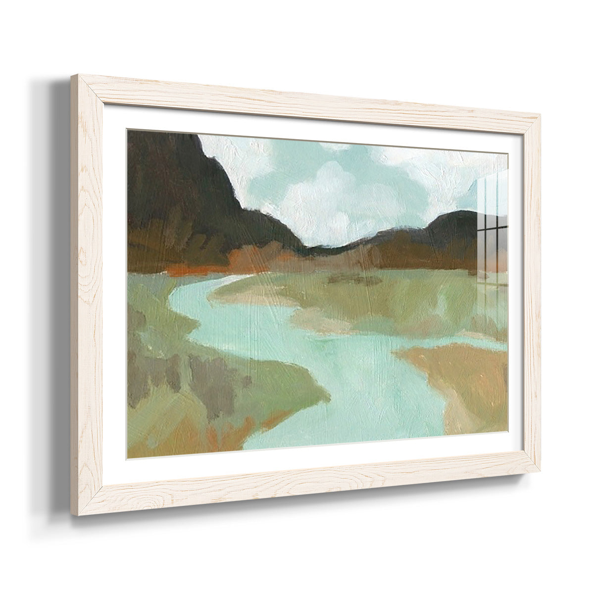 Coldwater Hills II - Barnwood Framed Art Print