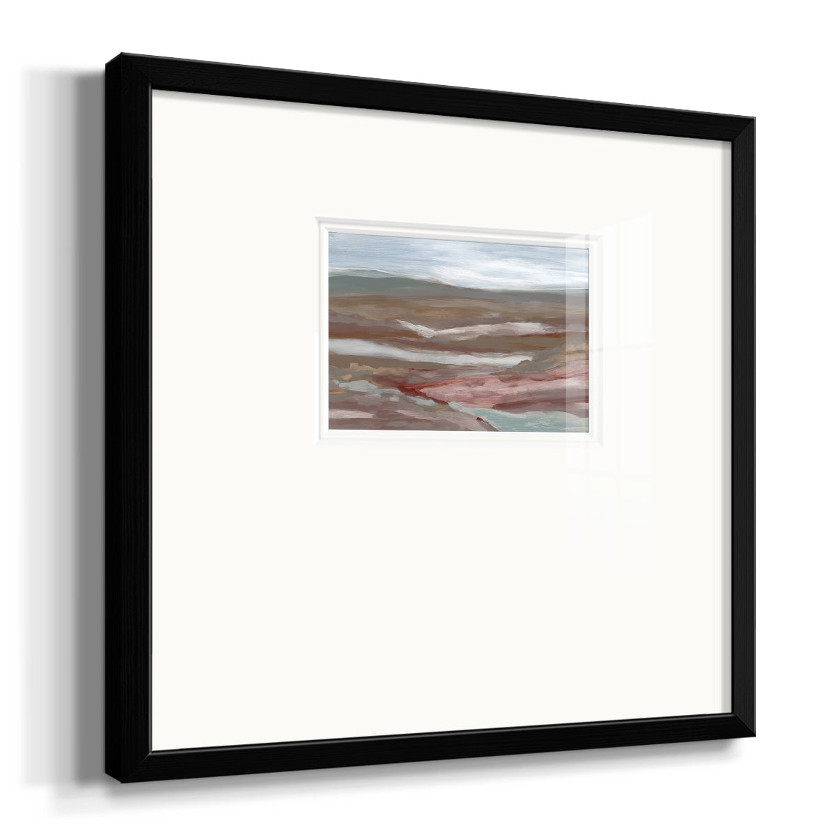 Valley of Fall Premium Framed Print Double Matboard