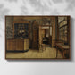 The Old Inn 'Het Loodshuis' in Antwerp, 1877 - Floater Framed Canvas Print