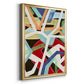 Magnetic Color II - Modern Framed Canvas Print