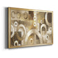 Neutral Motion - Modern Framed Canvas Print