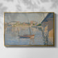 Le Clipper, Asnières, 1887 - Floater Framed Canvas Print
