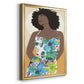 You Go Woman I - Modern Framed Canvas Print