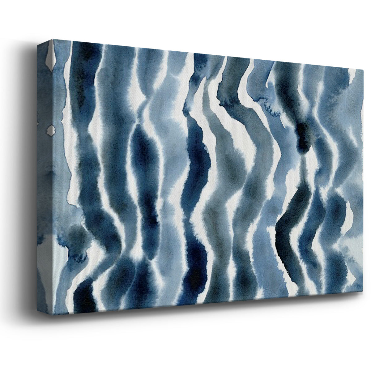 True Blue Wave II Premium Gallery Wrapped Canvas - Ready to Hang