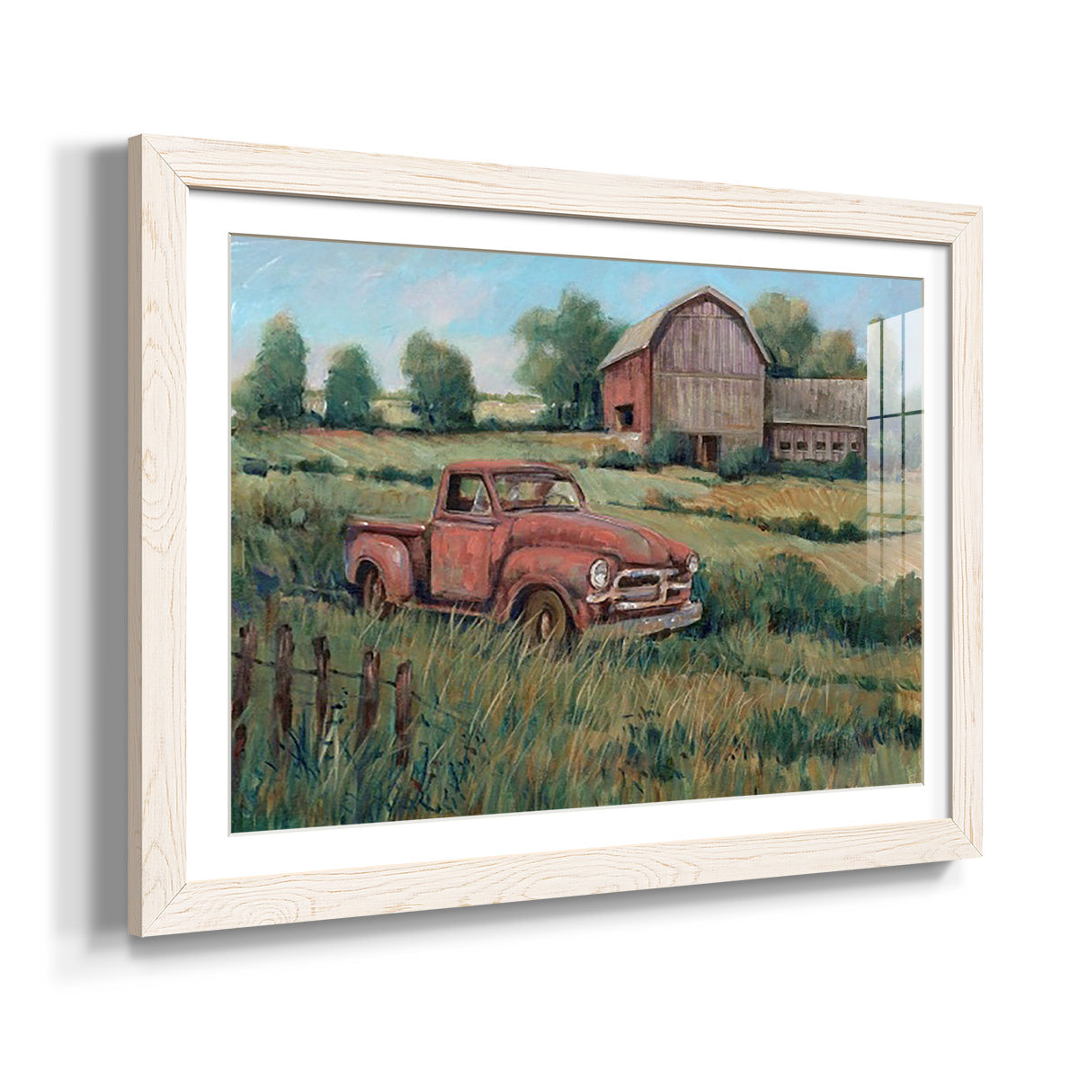 Rusting Away II - Barnwood Framed Art Print