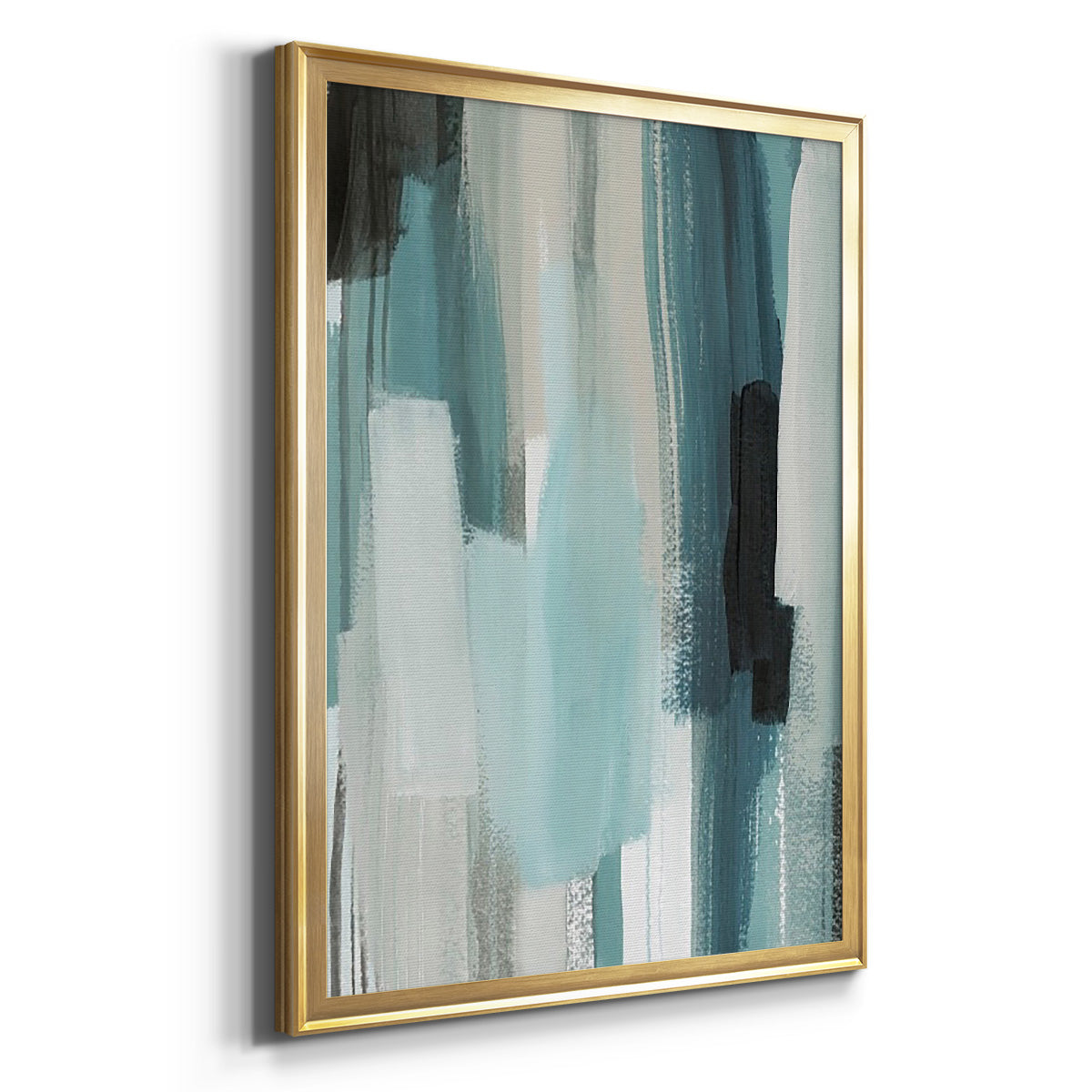 Scribe Shore II - Modern Framed Canvas Print