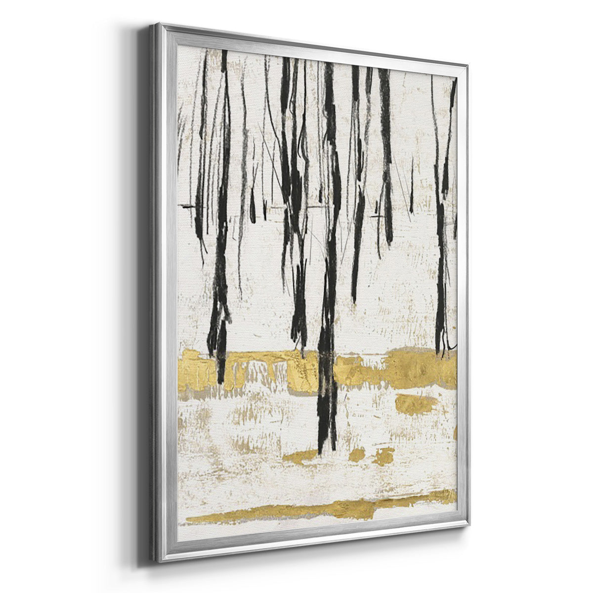 Gilded Winter II - Modern Framed Canvas Print