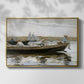Boys in a Dory, 1873 - Floater Framed Canvas Print