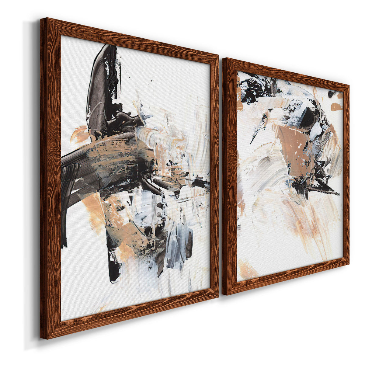 Ruckus I - Premium Framed Canvas 2 Piece Set - Ready to Hang