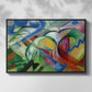 The Sheep, c. 1913-1914 - Floater Framed Canvas Print