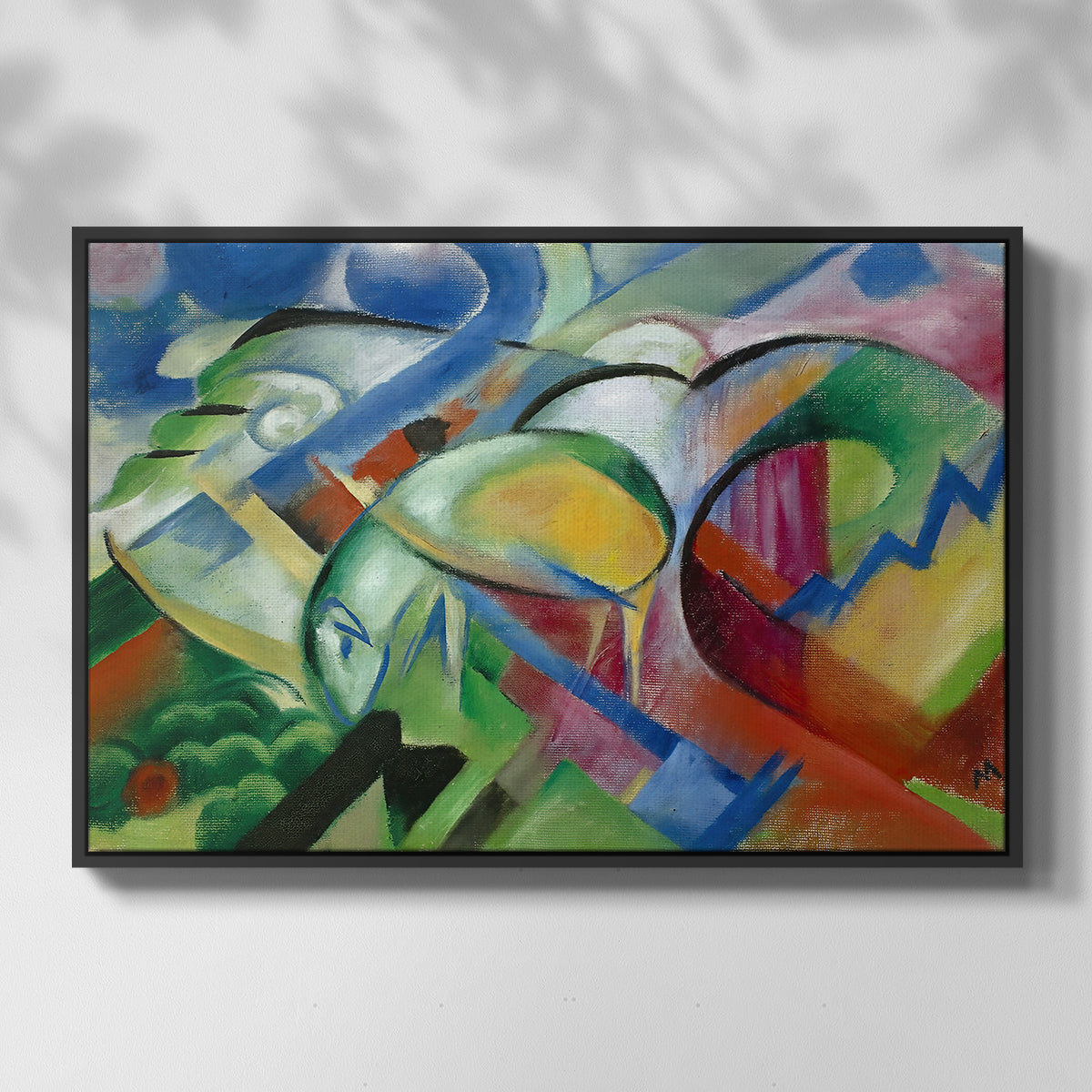 The Sheep, c. 1913-1914 - Floater Framed Canvas Print