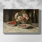 Strawberries and Champagne, c. 1881-1885 - Floater Framed Canvas Print