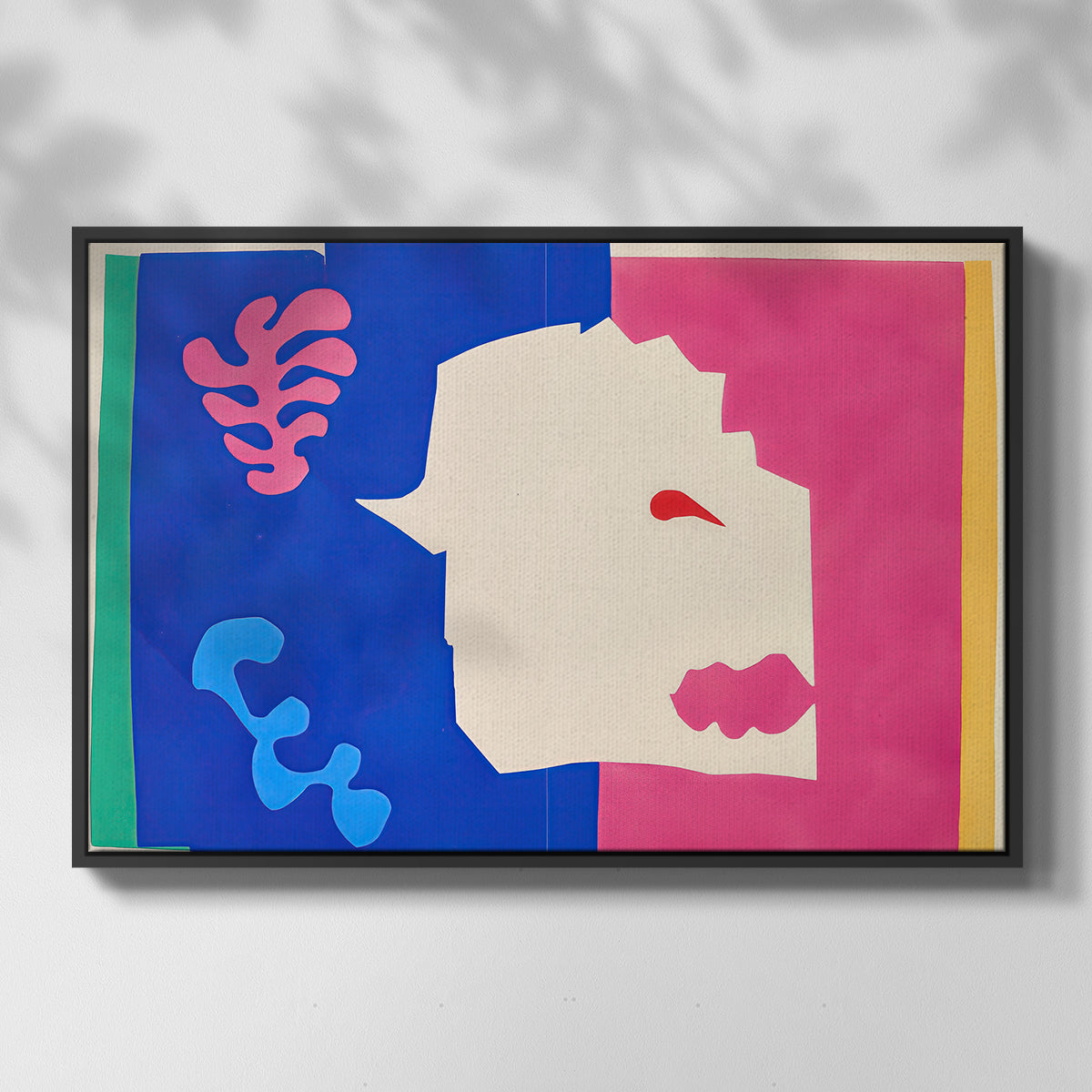 The Wolf (Le loup), from Jazz, 1947 - Floater Framed Canvas Print