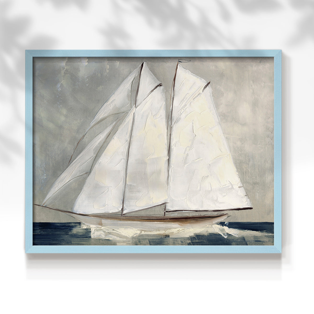 44722,sailing,boat,white sails,ocean,water,clouds,maritime,calm,serene,nautical,art,artwork,oil painting,tranquility,landscape,marine,vessel,coastline,blue,sky,brushstrokes,horizon,summer,artistry,wind,movement,waves,detail,craftsmanship,creative,coastal,peaceful,nature,soft colors,impressionistic,composition,classic,woodblock,harmony,freedom,scenery,Re-stickable,Nautical & Beach