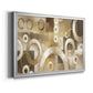 Neutral Motion - Modern Framed Canvas Print