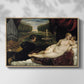 Venus with an Organist and Cupid, c. 1555 - Floater Framed Canvas Print