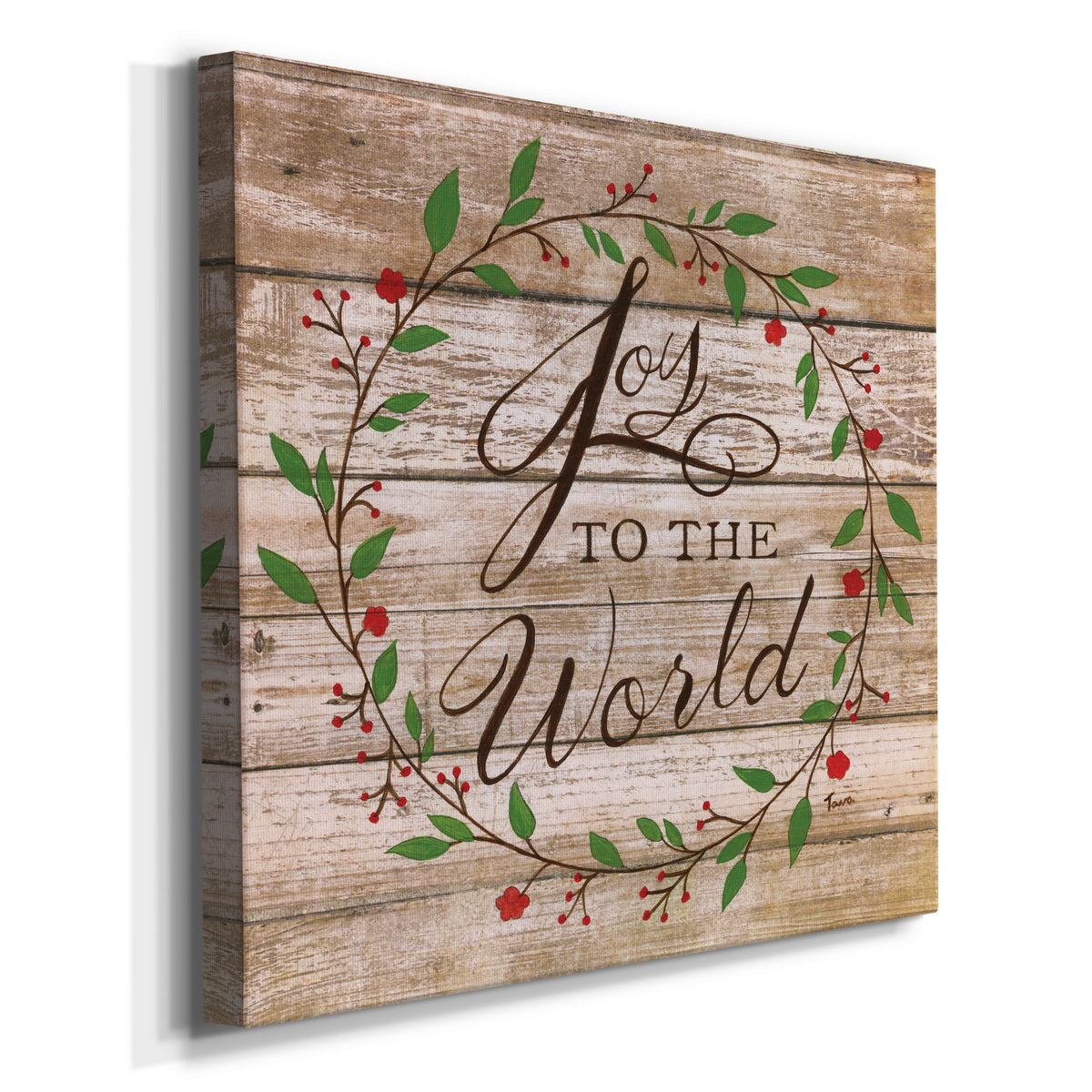 Joy To The World-Premium Gallery Wrapped Canvas - Ready to Hang