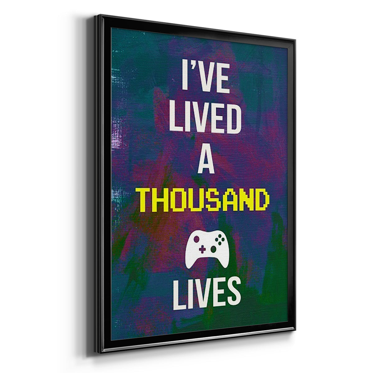 Gamer at Play I - Modern Framed Canvas Print