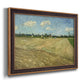 Ploughed Fields - Ornate Framed Canvas Print