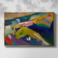 Murnau Mountain Landscape with Church, 1910 - Floater Framed Canvas Print