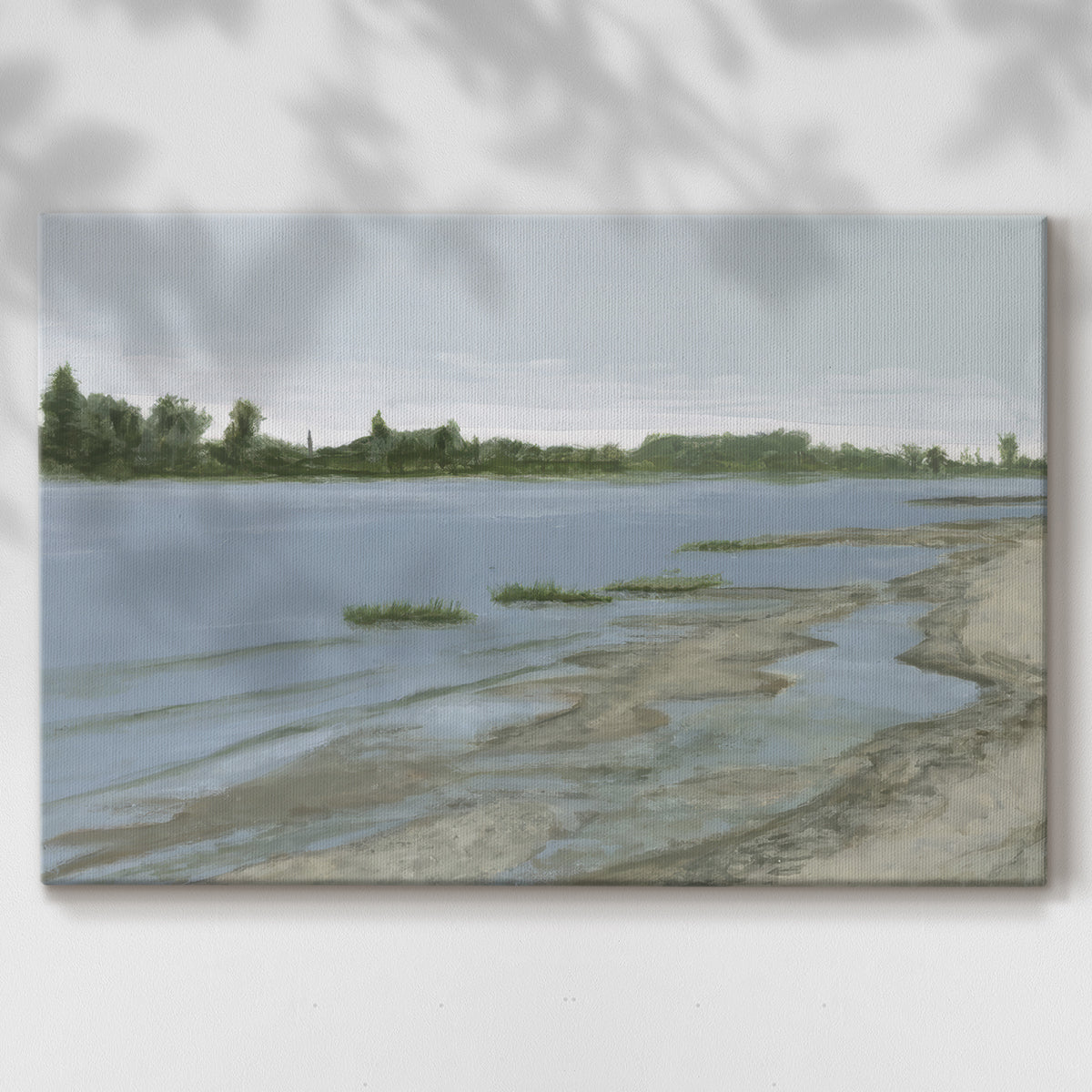 river,landscape,waves,shore,greenery,cloudy,nature,water,sand,tranquility,vegetation,horizon,environment,peaceful,scenery,outdoors,wilderness,reflection,calm,summer,ripples,banks,sky,serenity,distant trees,earth,soil,plants,habitat,aquatic,flowing,natural,beauty,wetlands,ecosystems,scene,calmness,soft light,coastal,view,leisure,exploration