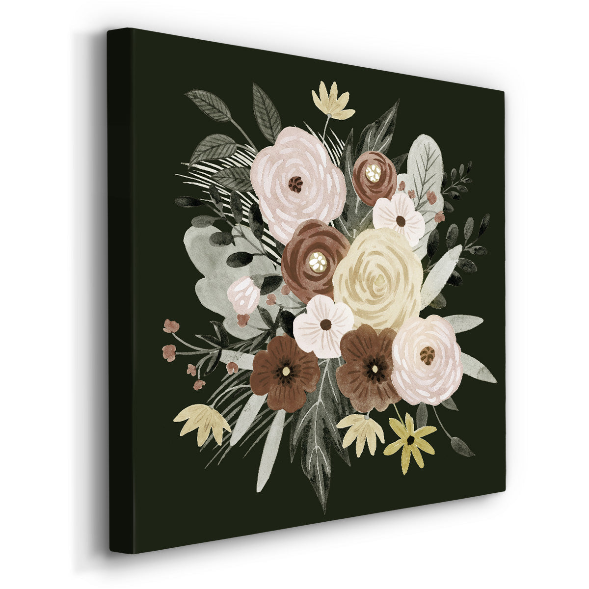 Earthy Bouquet I - Canvas Art Print