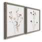 Pressed Botanical I - Premium Framed Canvas 2 Piece Set - Ready to Hang