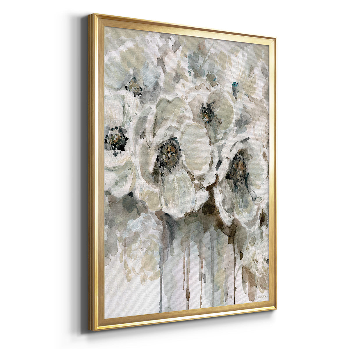 Soft Fragrance I - Modern Framed Canvas Print