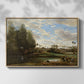 Washerwomen at the Water's Edge, c. 1860-1870 - Floater Framed Canvas Print