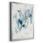 Ice Cavern II - Modern Framed Canvas Print