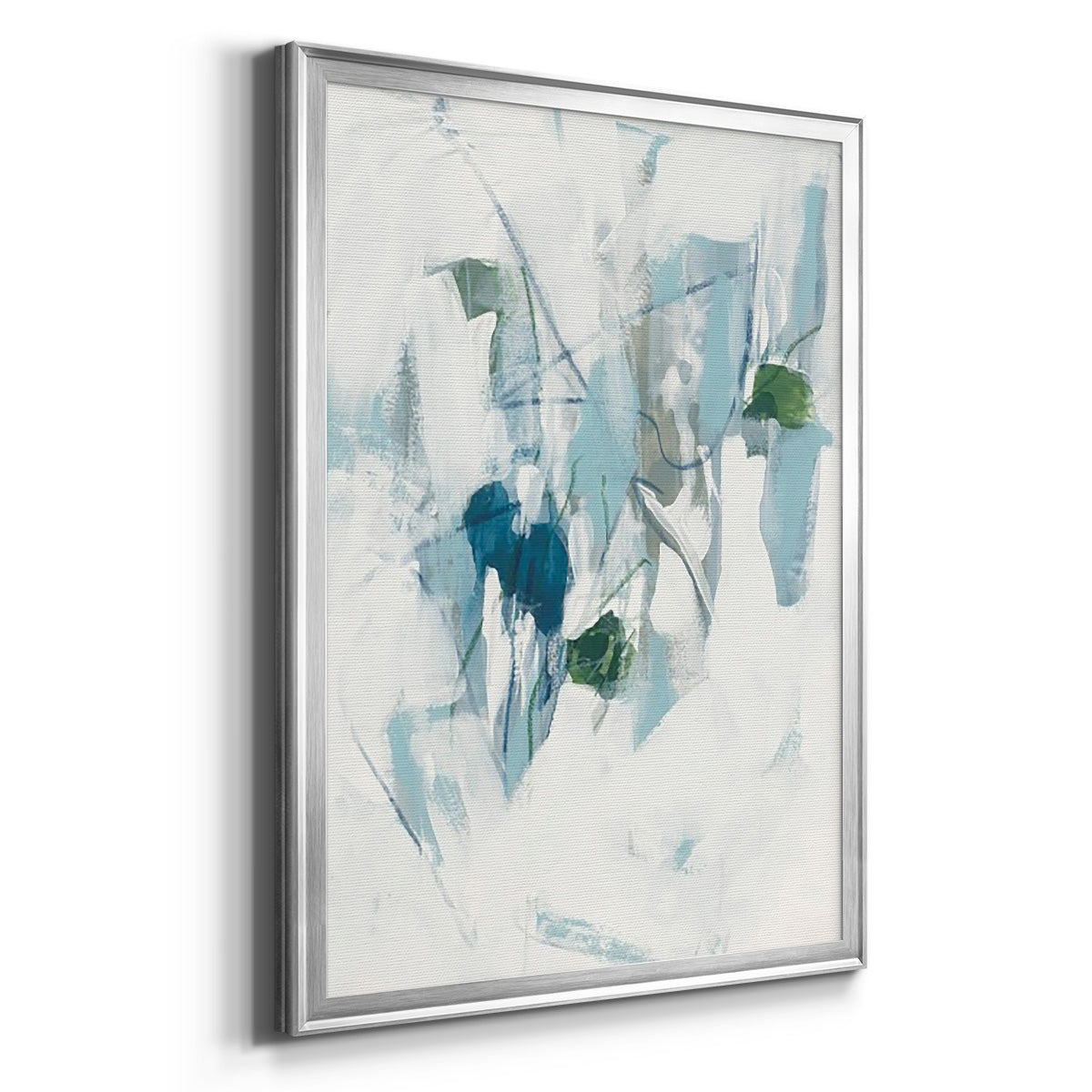 Ice Cavern II - Modern Framed Canvas Print