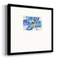 Fleur Bleue II Premium Framed Print Double Matboard