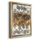 Raffia Palm II - Modern Framed Canvas Print