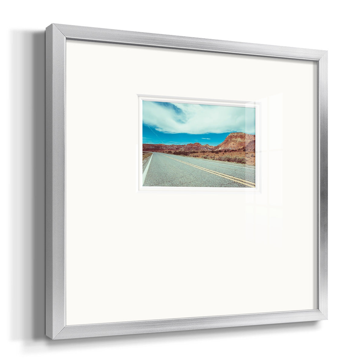 New Mexico Drive I Premium Framed Print Double Matboard