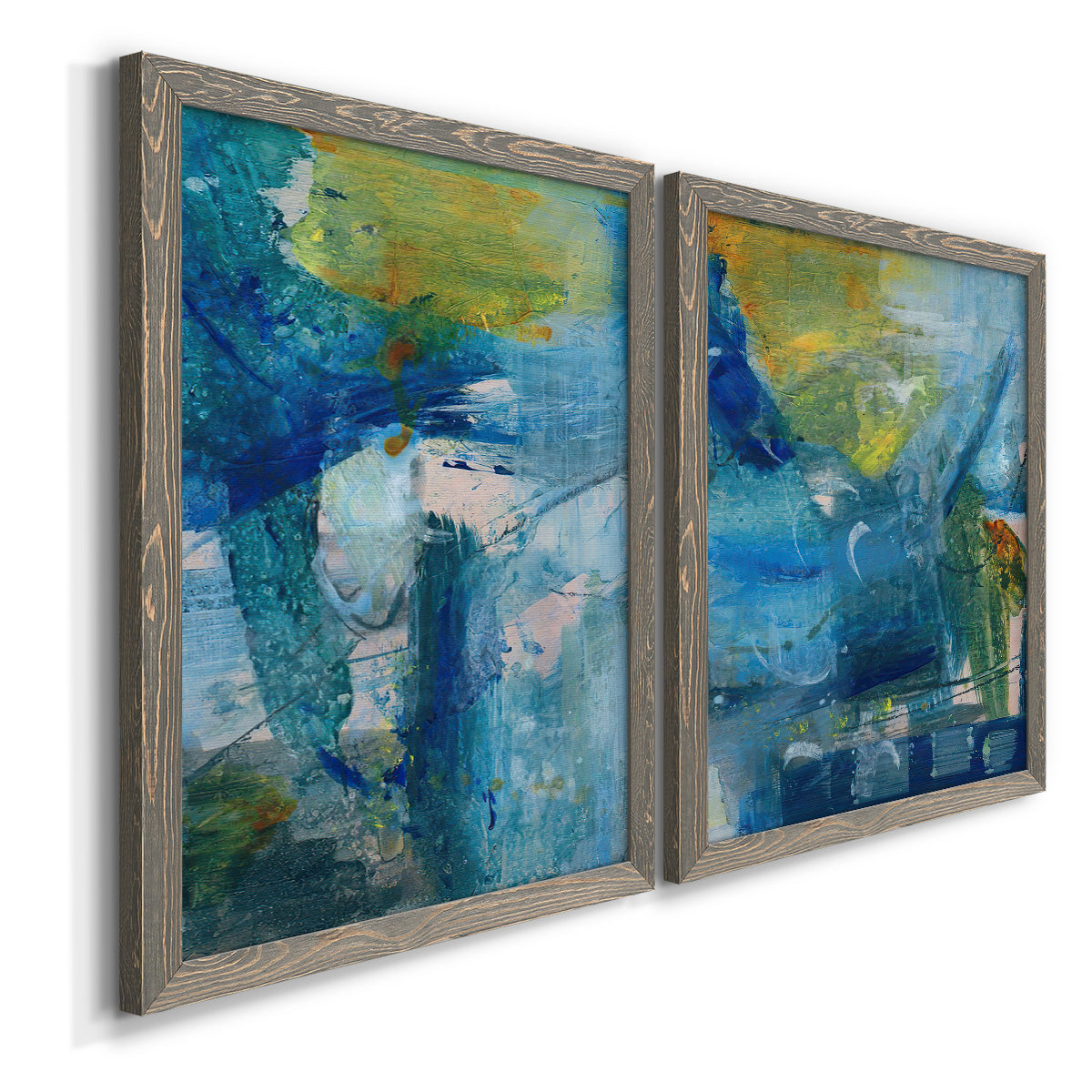 Spring Winds III - Premium Framed Canvas 2 Piece Set - Ready to Hang