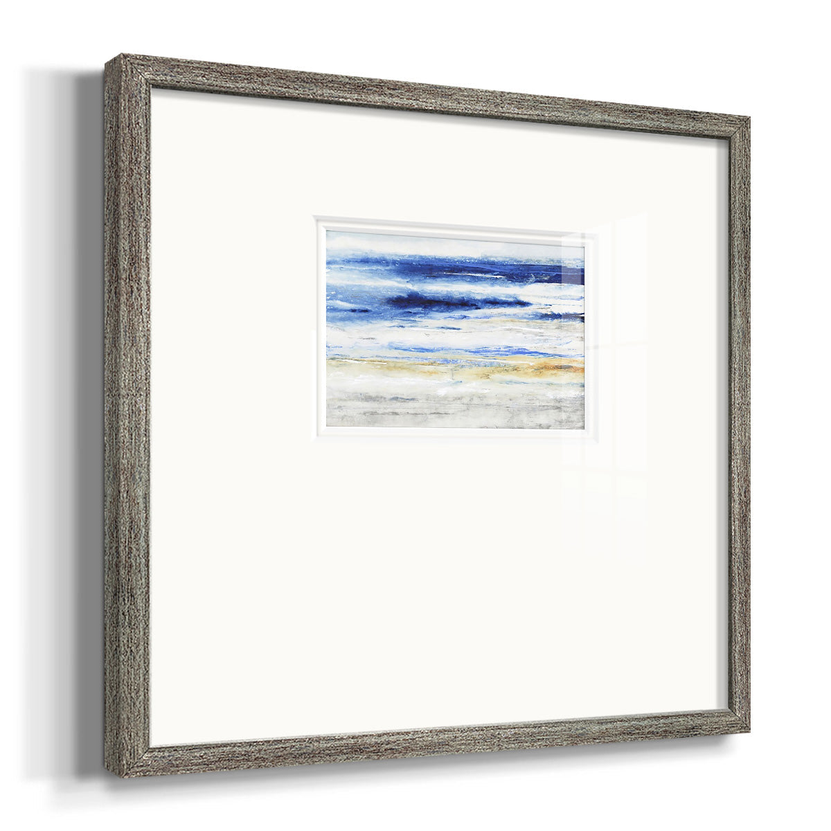 Choppy Seas I Premium Framed Print Double Matboard