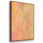 Peach Bliss I - Framed Premium Gallery Wrapped Canvas L Frame 3 Piece Set - Ready to Hang